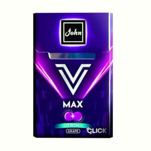 John V Max Twin Grape (2 เม็ดบีบ)